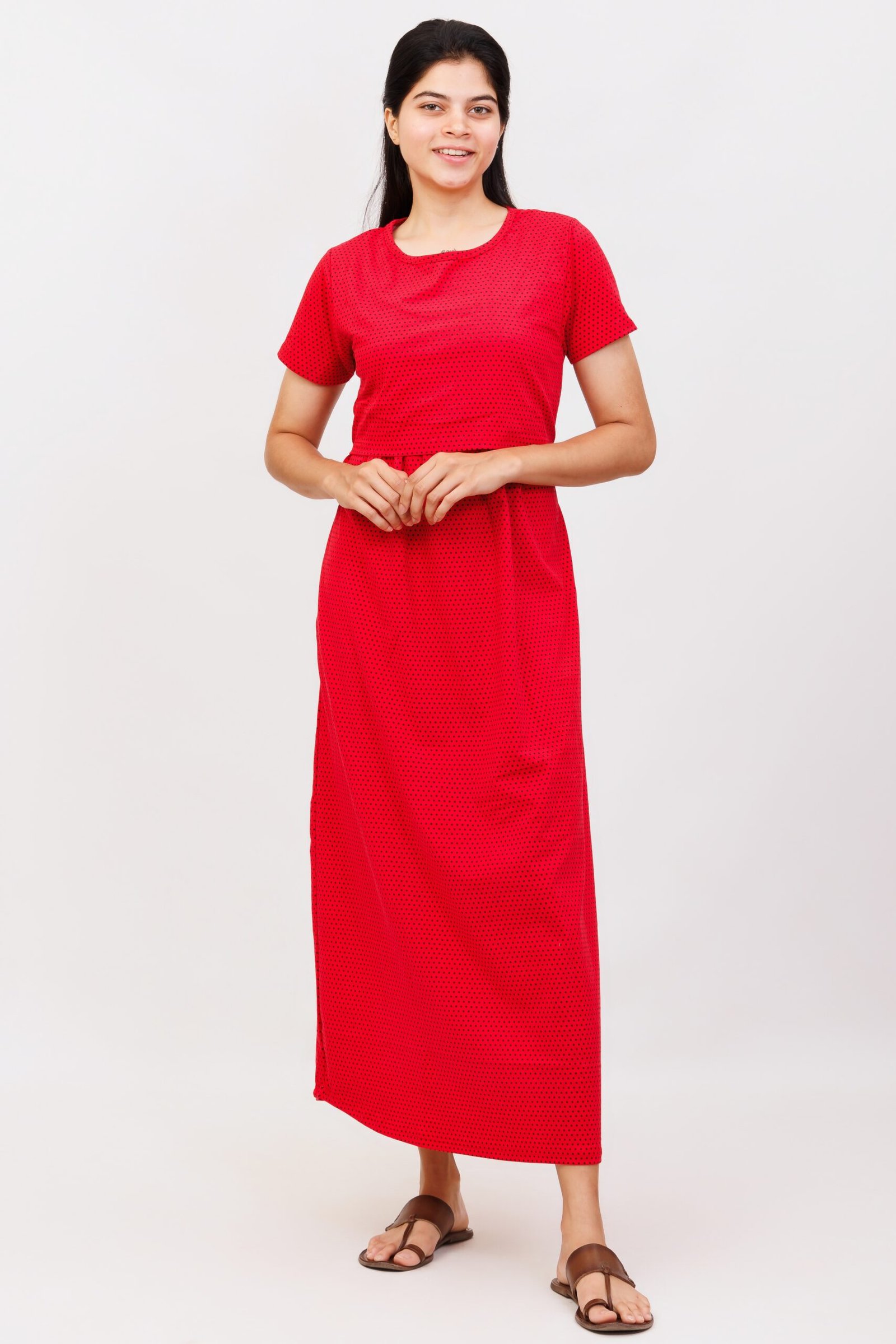 Strawberry Red Zipless Maternity Loungewear