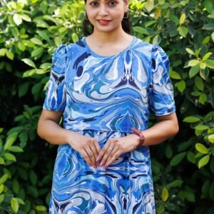 Cosmic Blue Zipless Maternity Loungewear