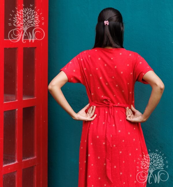 Crimson Red Loungewear - Image 3