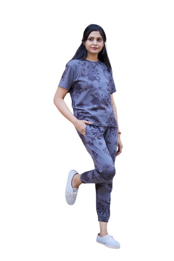 Elephant Grey Flora Loungewear - Image 9