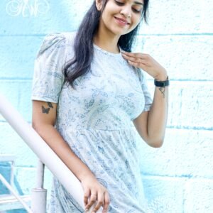 Light Blue Ferns Loungewear