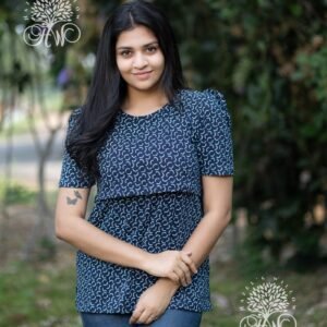 Navy Moons Zipless feeding tops