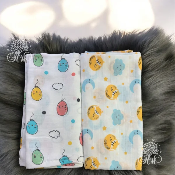 Muslin Baby swaddles - Image 6