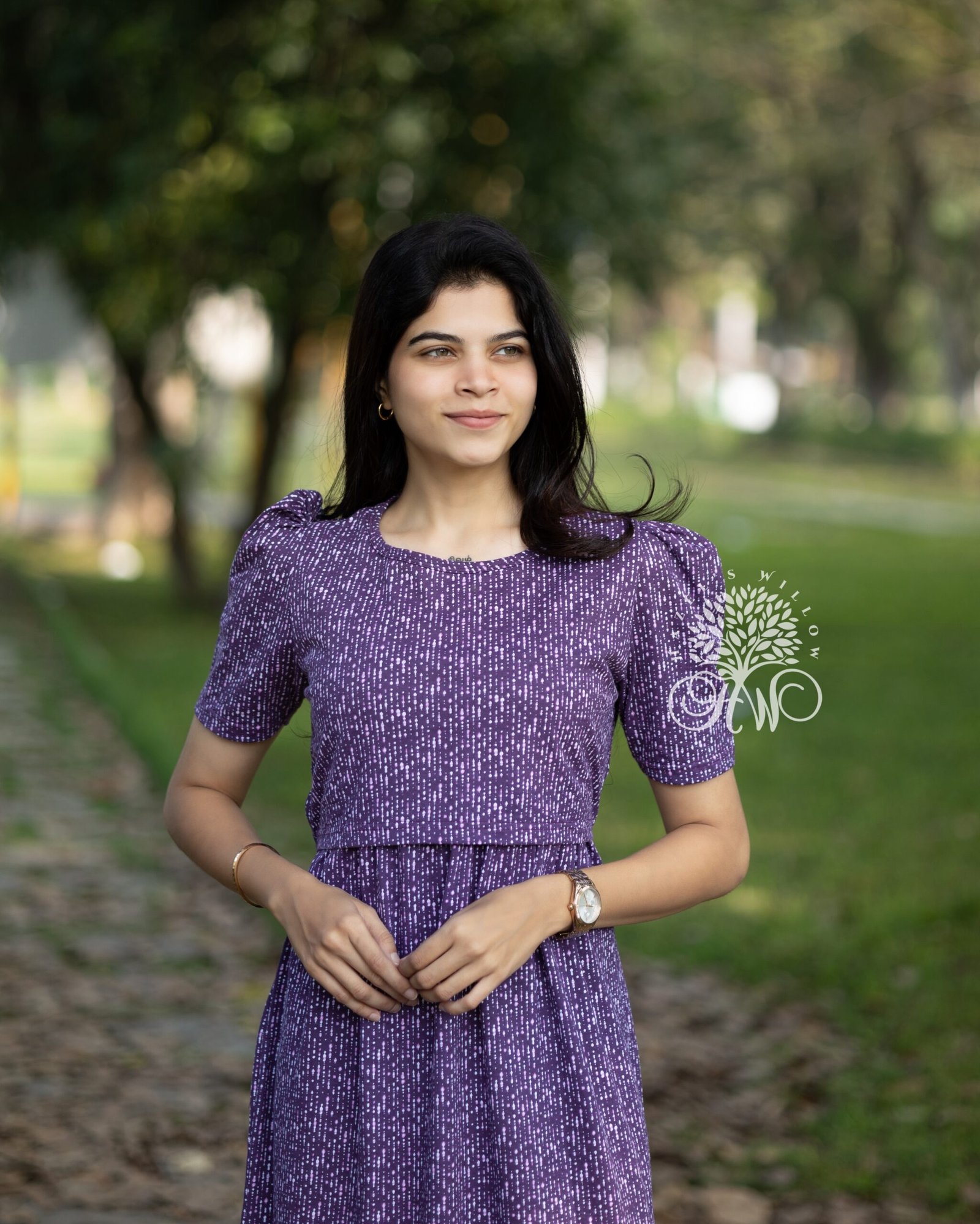 Purple rain Zipless Maternity Loungewear - Image 7