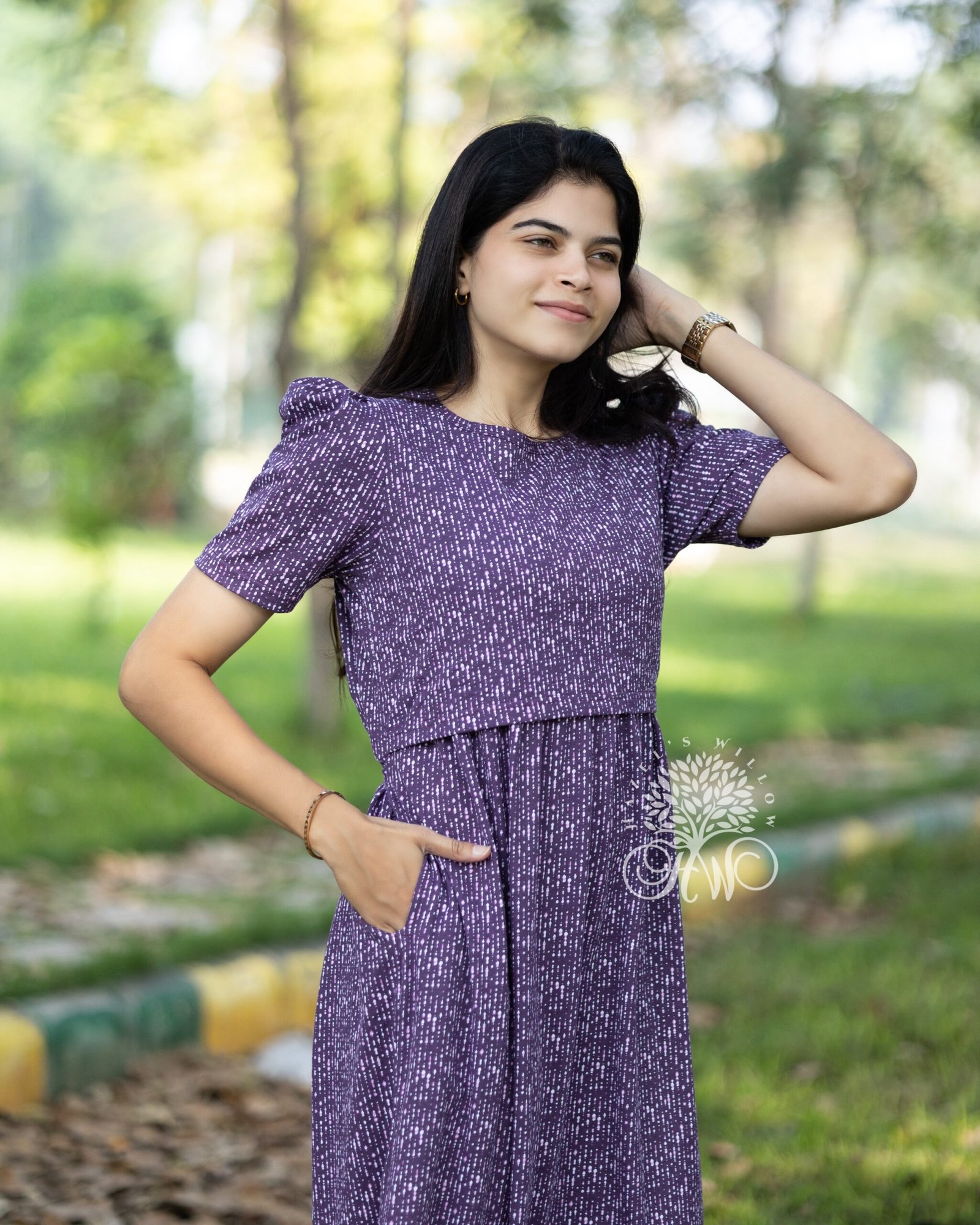 Purple rain Zipless Maternity Loungewear - Image 5
