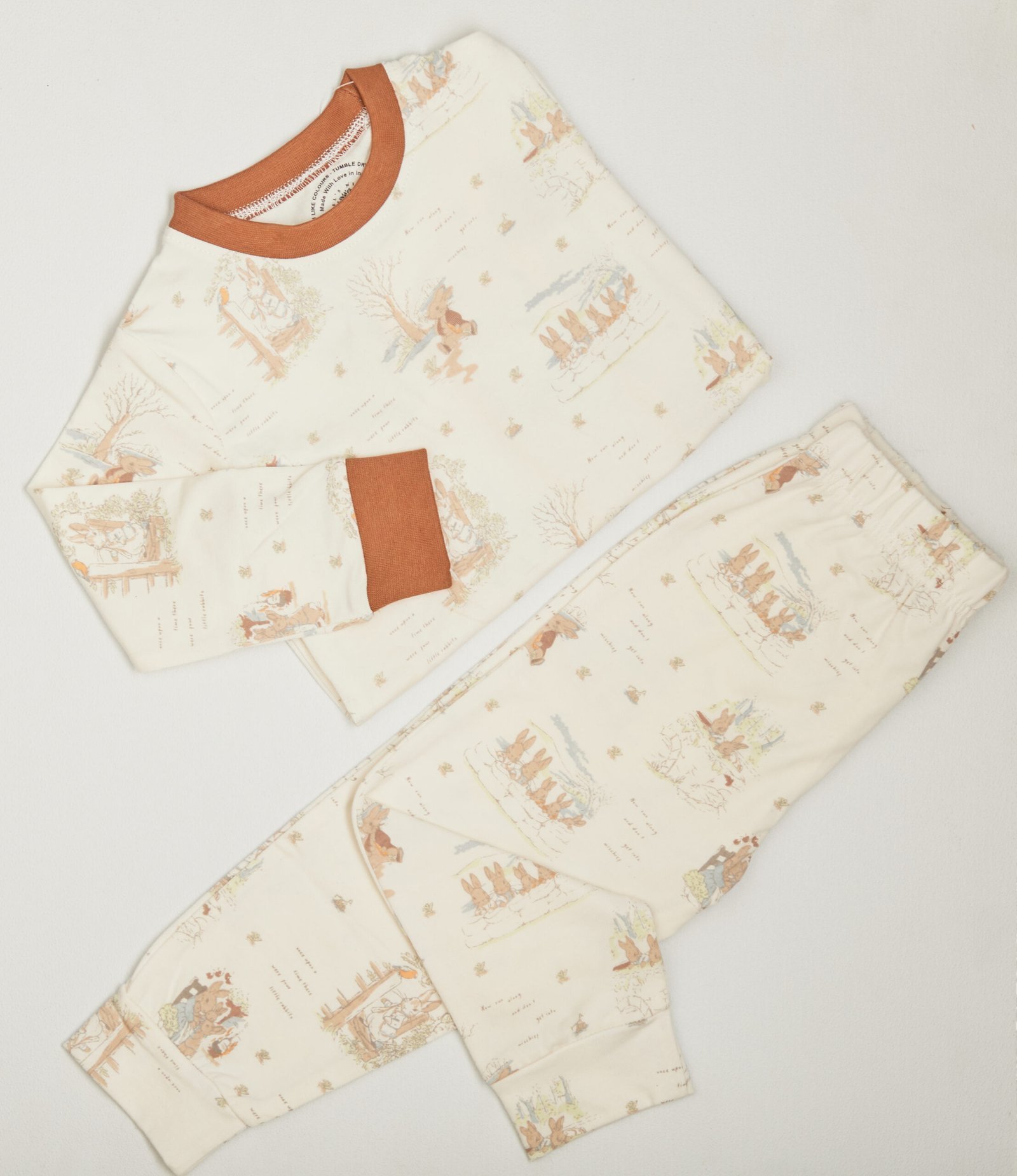 Baby Co-Ord Sets (white with deer print)