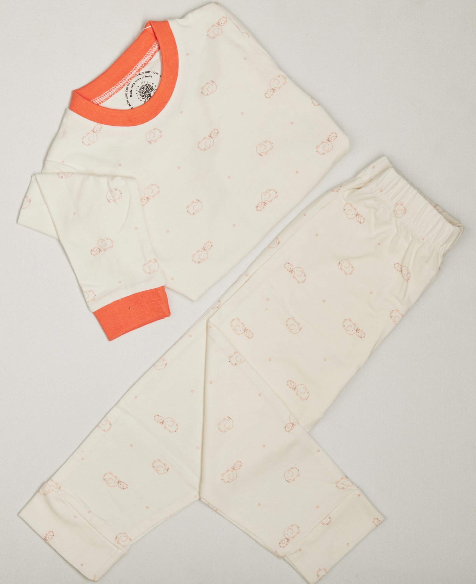 Baby Co-Ord Sets (white with bear print)