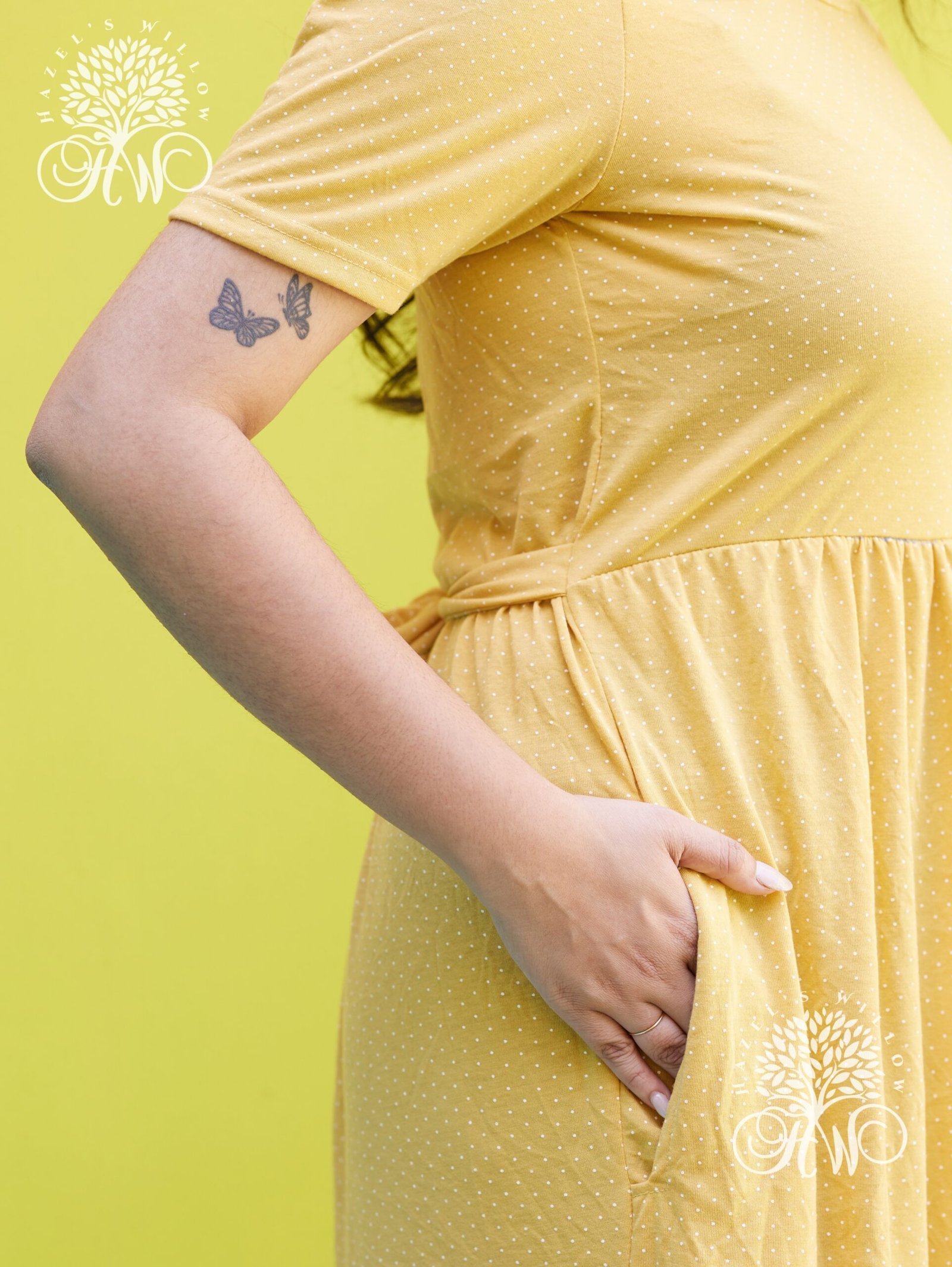 Mustard Dots Loungewear